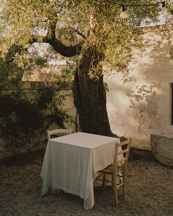 Lim Striped Tablecloth - Black & White