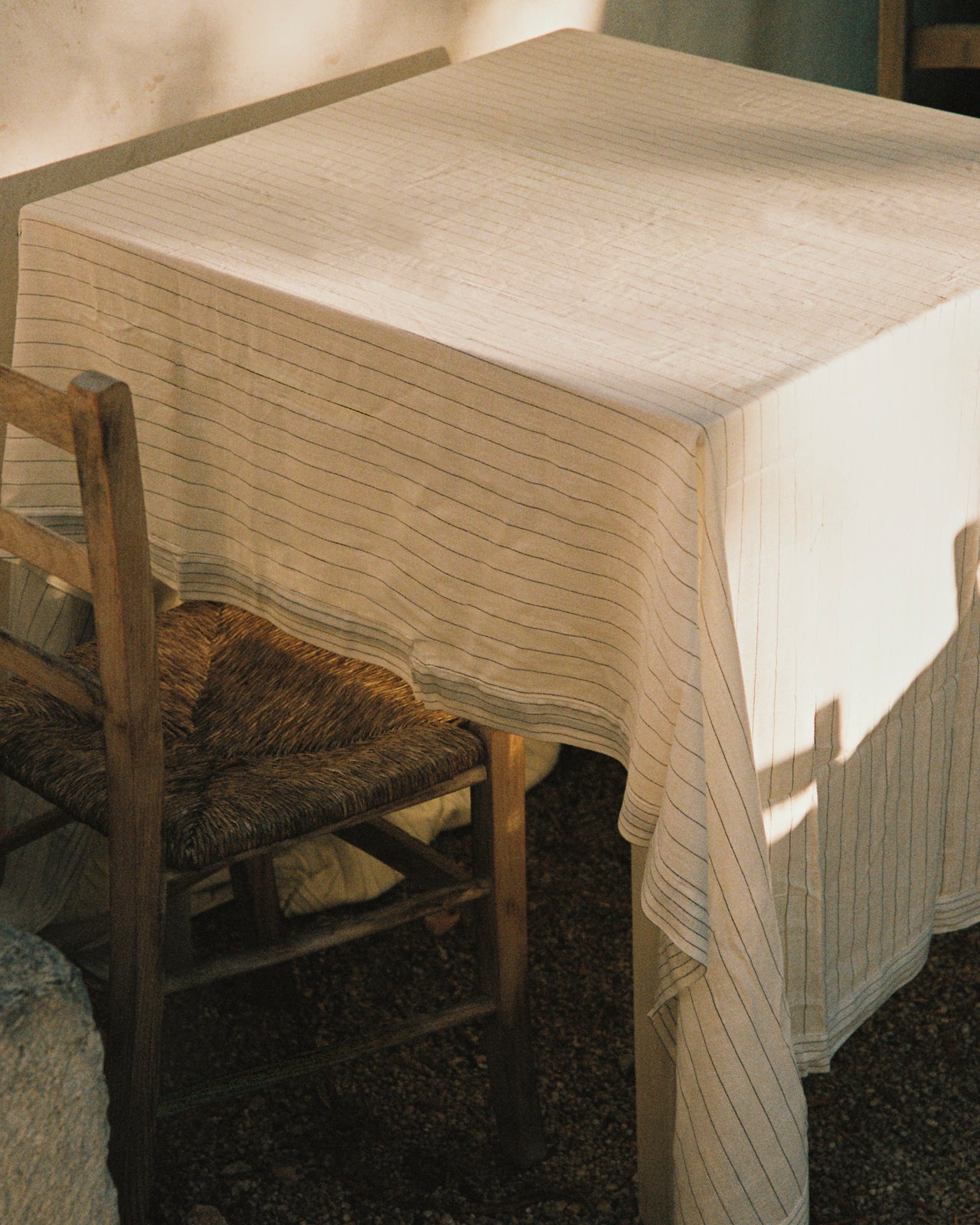 Lim Striped Tablecloth - Black & White