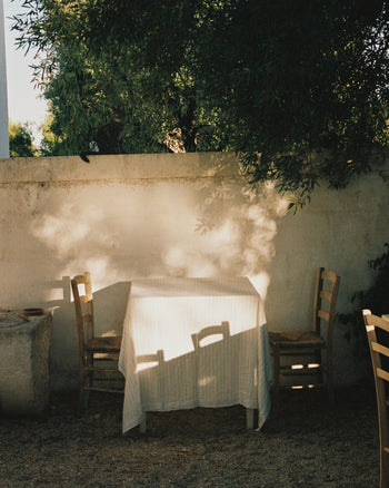Lim Striped Tablecloth - Black & White