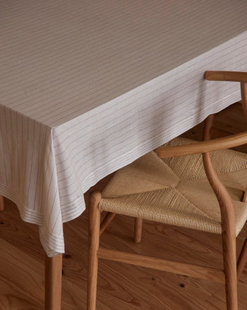 Lim Striped Tablecloth - Black & White