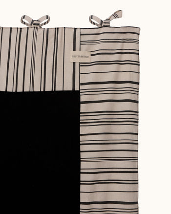 O.H + B.G Studio Picnic Blanket — Black & Beige