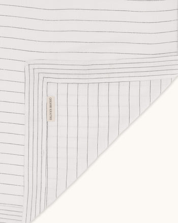 Lim Striped Tablecloth - Black & White